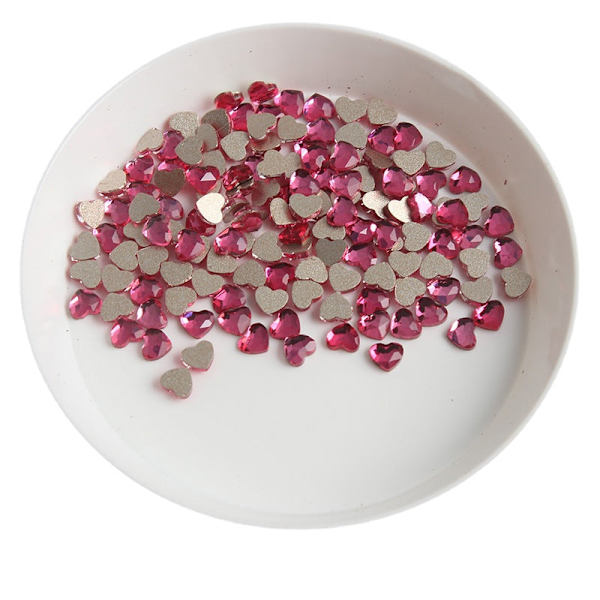 Negledekorationer til Nail Art Bundbor Rose Series Glasbor Love Diamond 29# 10#