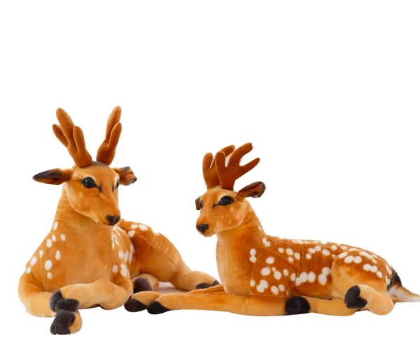 Realistiske bløde krammedyr Plyslegetøj Tiger deer 30CM