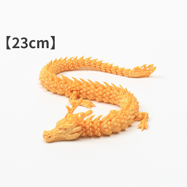 3D-printet artikuleret Drage Fisketank landskabsarkitekturdekoration B 23CM