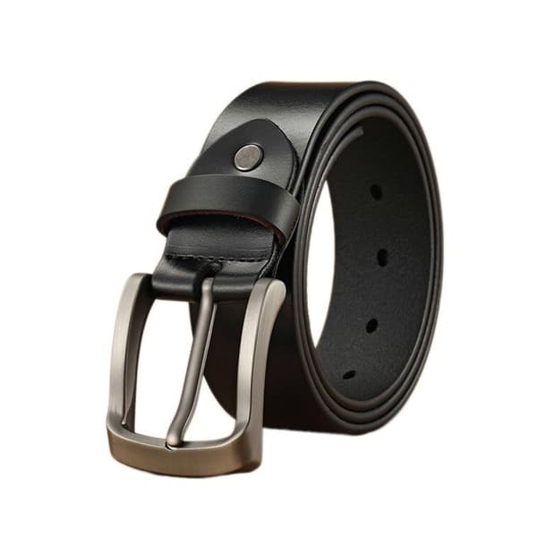 Herrebælte i fuldlæder, 38 mm bred