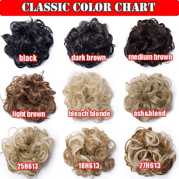 80G Hårbulle Updo Chignon ASH&BLOND