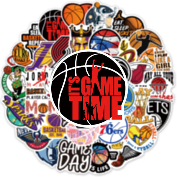 50 Basket Graffiti Stickers Resväska Gitarr Bil Dator Wate