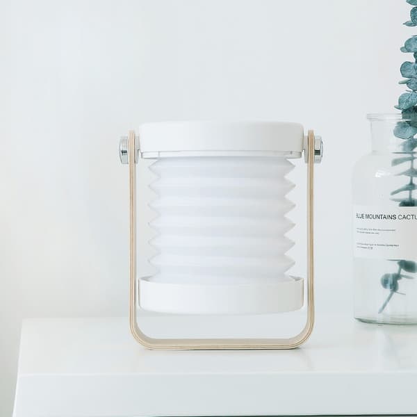 1st Sammenleggbar Dimbar Touch Lampe Sengelampe Hvit