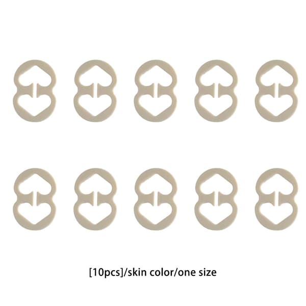 1/2/3/5 10 stk Dame BH Stropp Klips Erstatning Jenter Damer Skin Color 1 Pc