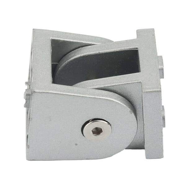 1 st Zinklegering Flexibel Pivotledanslutning för Aluminiumprofil 4040 Serie Spår 8mm