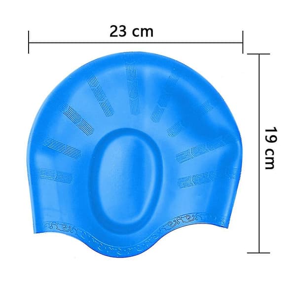 Badehette for kvinner og menn med medium eller store hoder - perfekt for voksne, eldre barn, gutter og jenter
