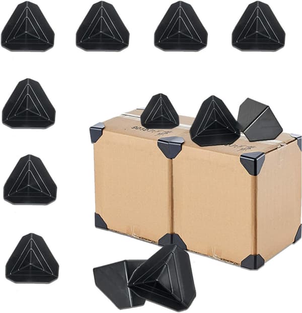 Hörnskydd i plast och avsatser för fraktboxar Sa