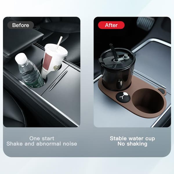 Tesla Model 3/Y 2021-2022 Silikageelinen Juomamuki Pulloteline A 1pcs