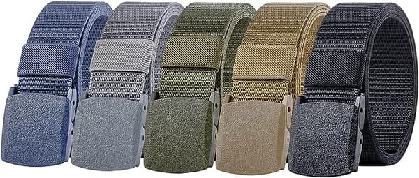 5-pack nylon militär taktiskt bälte Webbing Canvas Outdoor Web Be