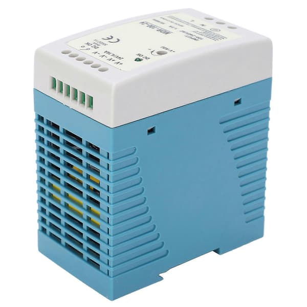 BERM DinRail Switching Power Supply MDR10024 Utgang 100W/24V/1.3A Inngang 100240VAC
