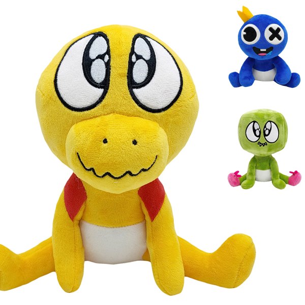 Roblox Rainbow Friends Pehmolelu Baby Blue Lelu Pehmustettu Lapsi Lahja yellow