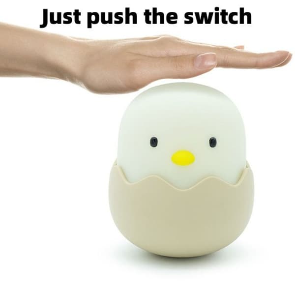 Klapp Lampe USB Nattlampe HVITT LYS HVITT LYS