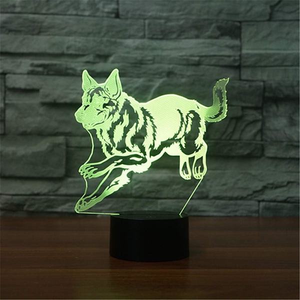 Schäfer 3D LED Optisk Illusion Sensor Nattljus w
