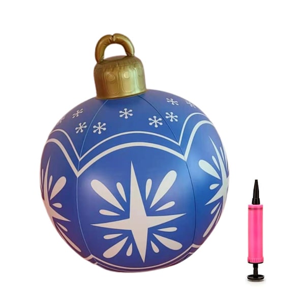 Jul PVC-bollar Xmas Träddekorationer utomhusatmosfär No.3