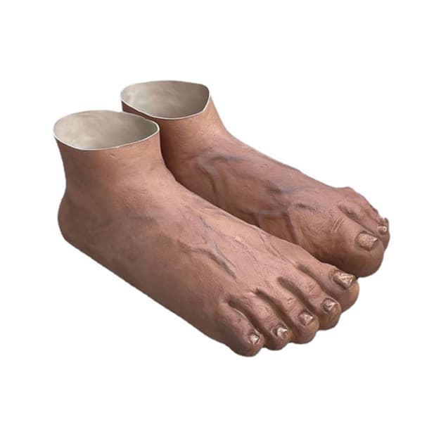 Caveman Slippers Sjove Latex Hjemmesko