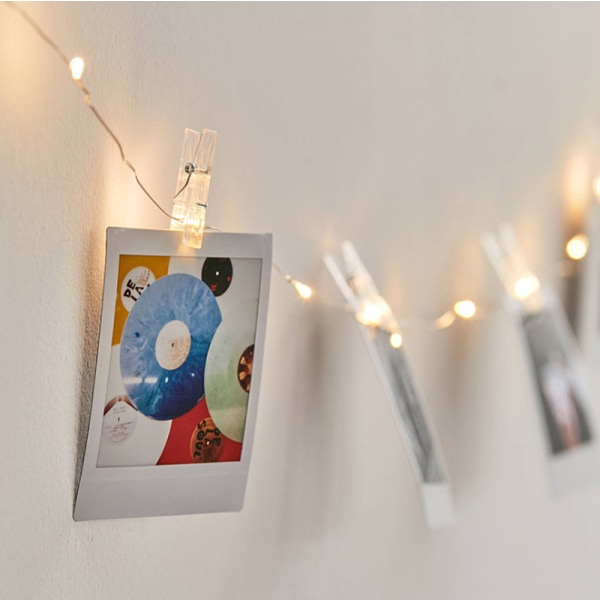 1 sæt fotoklemme lyskæder Led foto fairy lys med klare clips