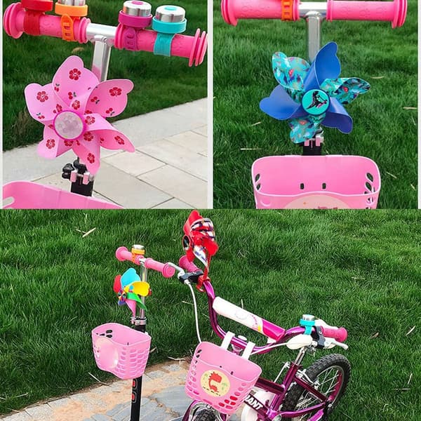 Barn Cykel Väderkvarn Tecknad Pinwheel 4 4