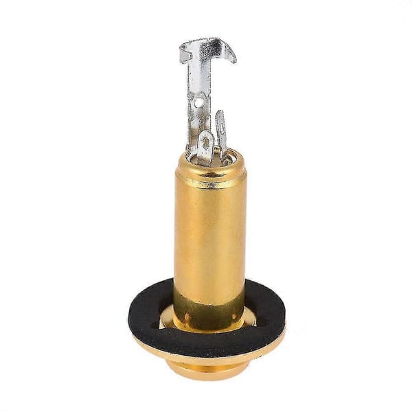 Akustisk elektrisk gitar Mono End Pin Endpin Jack Socket Plug 6,35 mm 1/4 tomme kobbermateriale med S