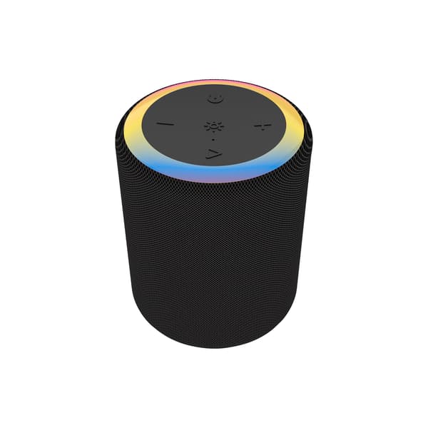 Vanntett Bluetooth-høyttaler for utendørs bruk - Svart, Sylinder Dazzle Col