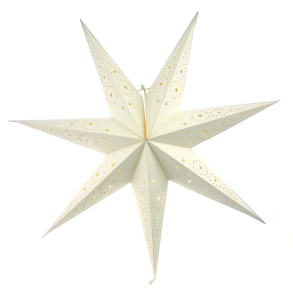 Adventsstjärna  pappstjärna 74 cm white