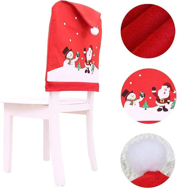 Santa Claus Hat Stolöverdrag, Julstolsöverdrag