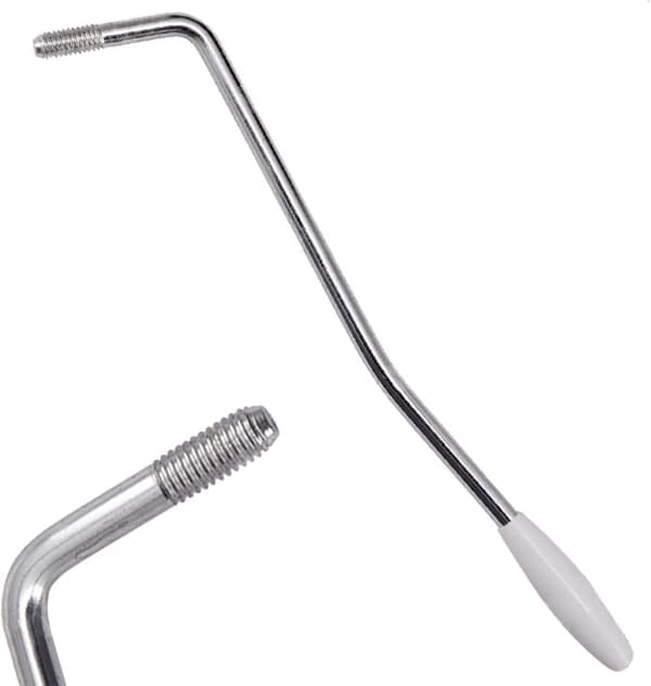 Push-in Style Tremolo Arm 5mm Rostfritt stål Tremolo Arm Thread-in Style Tremolo Arm Elgitarrdelar för Elgitarr Tremolo Bridge(