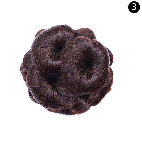 Synthesis Claw Clip Chignon Extension Clip Hårstykke krøllet hår 3