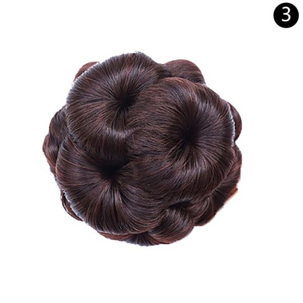 Synthesis Claw Clip Chignon -lisäke, klipsikiinnitteinen hiuslisäke, kihara 3