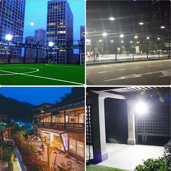 20W LED Flood Light Vit Reflektor Ultratunn Floodlight IP66 Wa