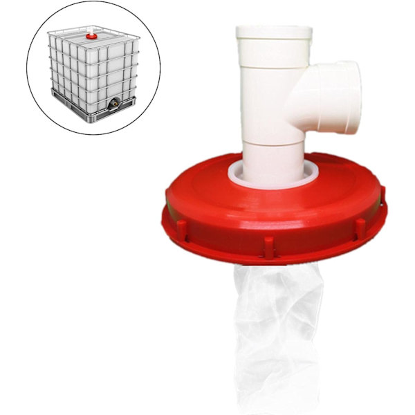 IBC-deksel, vaskbart nylon IBC-filter, IBC-lokkfilter