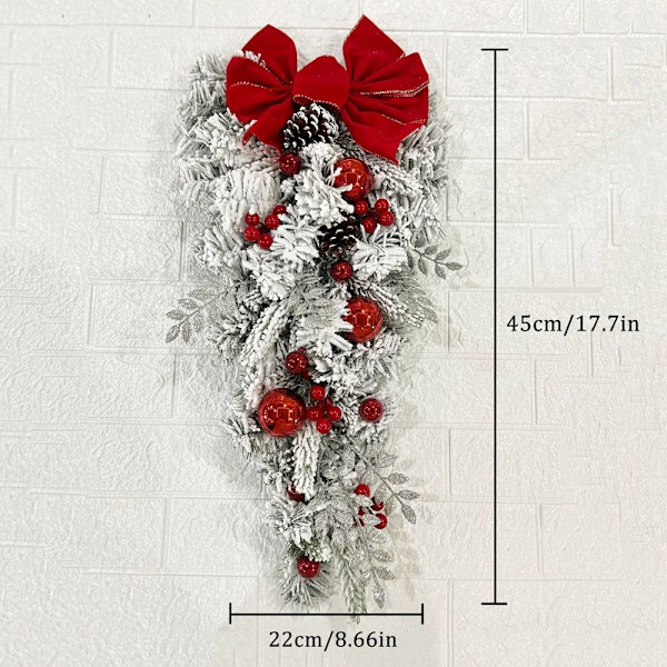 Jouluinen parvikranssi rottinkiriipus TREE-45CM TREE-45CM Tree-45cm