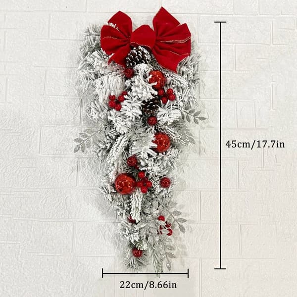 Jul flockande krans rottinghänge TREE-45CM TREE-45CM Tree-45cm
