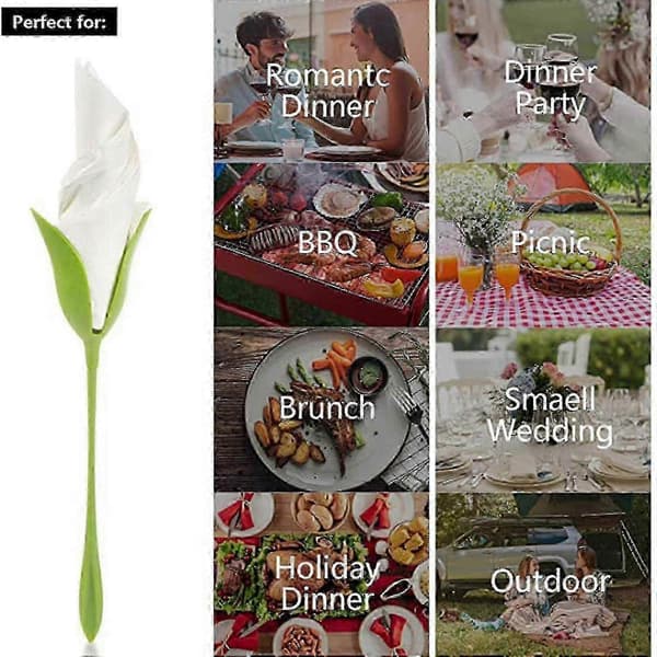 Dekorasjon Rull Blomst Serviett Holder Husholdning Samling Papirhåndkleholder Bord