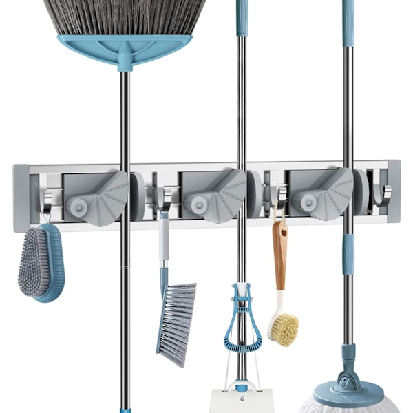Vægmonteret kostholder, kostholder og mopper,