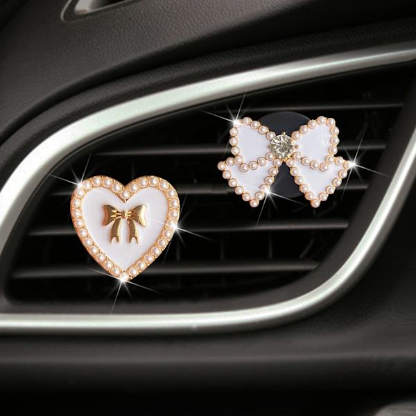 2-pack billuftkonditioneringsventilklämmor (fluga), billuftventil Cl