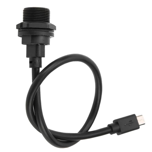 Vandtæt USB-stik IP67 MICRO USB Hun Han med Kabelstik E10MCTFF/MCAM (0,3 meter)