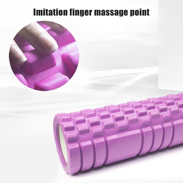 Rund Foam Roller, Deep Tissue Massager Værktøj til fysisk Pink