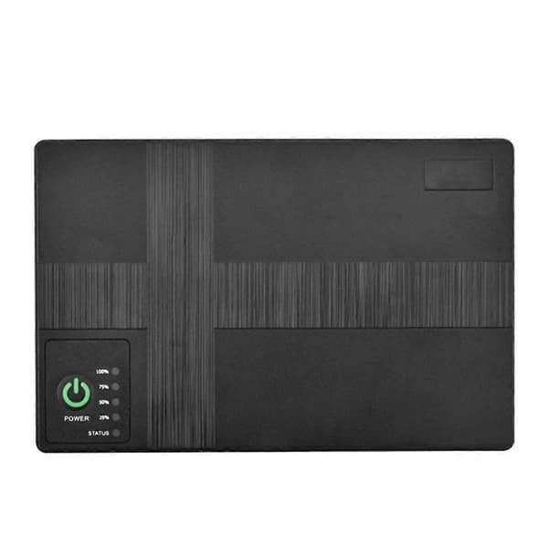 UPS Uninterruptible Power Supply Router DC Multi-Port med POE Optisk Kat Mobiltelefon Switch Mini Router B, EU-stik