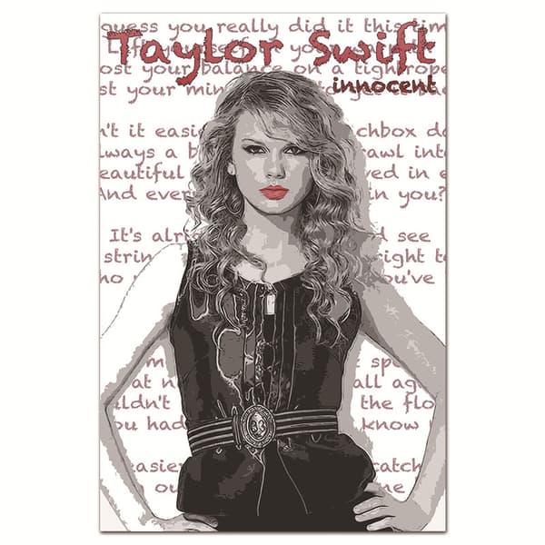 Taylor Swift Perifer Plakat Tapestry Style 10 30*40cm