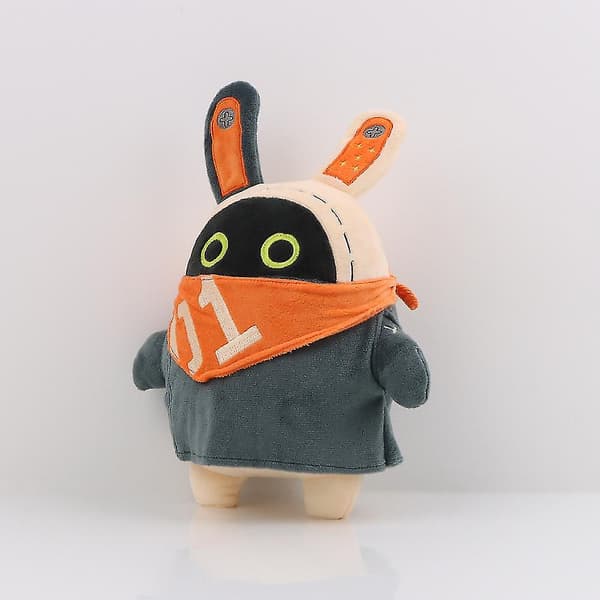 Zenless Zone Plush Game Cun Rabbit Orange Round Drum Plush Doll A