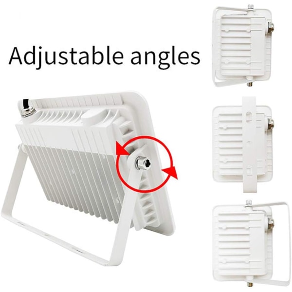 20W LED Flomlys Hvit Reflektor Ultratynn Flomlyskaster IP66 Wa