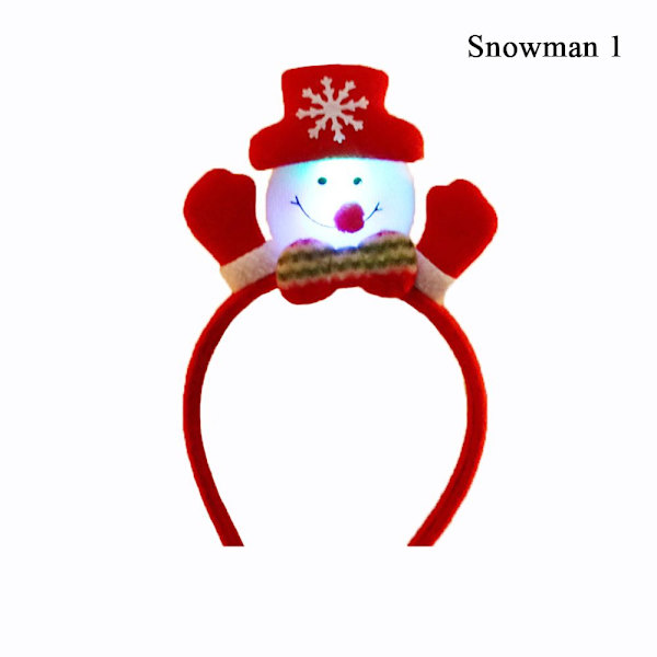 Julepandebånd Julehovedspænde SNOWMAN 1 SNOWMAN 1