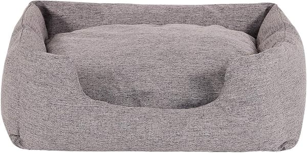 Hundeseng Reversibel Pute Hundekurv (S) 60x50 cm Grå