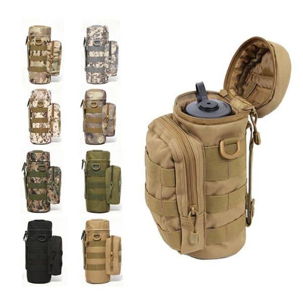 Tactical Molle Vannflaskeholder pose Justerbar KettleBag
