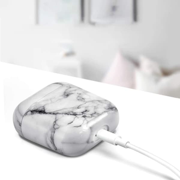 Beskyttende deksel kompatibel med AirPods 1&2, [Hard PC] [2