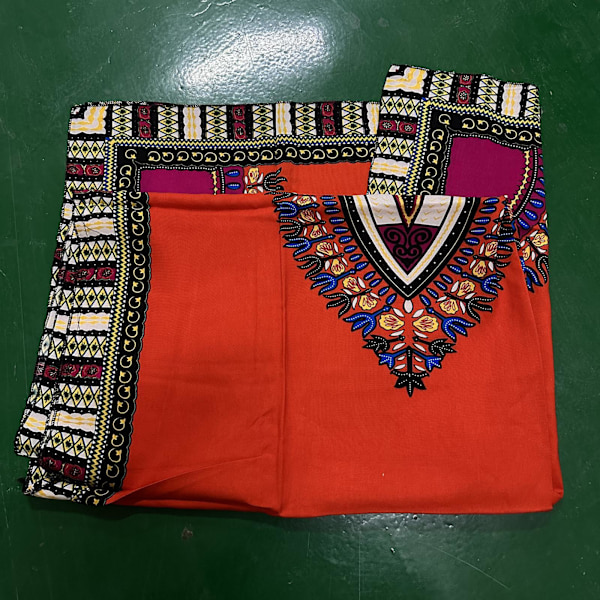 Dammode strandlovsklänning Boho Elegant etnisk klänning Orange