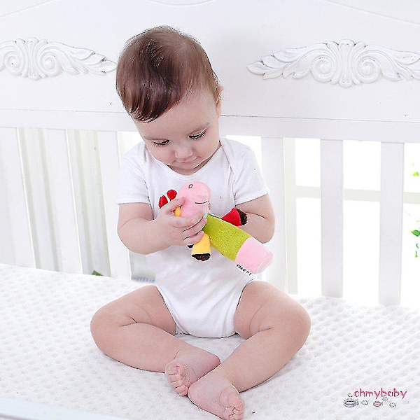 Ny baby Handklocka Blidka handfångande djur Bb Stick Hand Grip Stick Toy