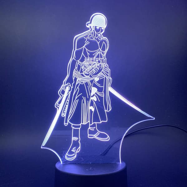 One Piece Luffy 3D Illusion Natlampe Smart Touch, RG