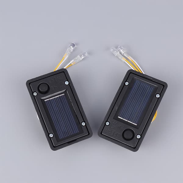 2 STK Container Hjem Solcellelampe Hængende Lanterne LED Tilbehør Black