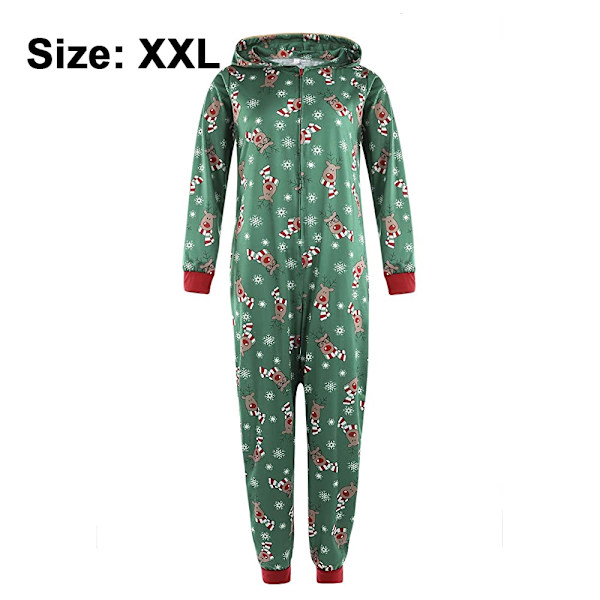 Familjematchande Onesie Pyjamas Jul One Piece Fleece